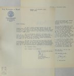 WEISGERBER, Jean - Jean Weisgerber aan Hugo Claus (nov. / dec. 1968) 2 originele gesigneerde, getypte brieven n.a.v. 'Hugo Claus: Experiment en traditie'