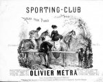 Métra, Olivier: - Sporting-club. Polka pour piano