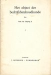 Limperg, Jr., Th. - Het object der bedrijfshuishoudkunde