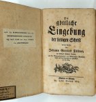 Johann Gottlieb Töllner - Die göttliche Eingebung der heiligen Schrift