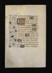  - Folio from a Latin prayerbook [Bruges, c. 1460]