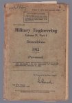 Great Britain. - Military engineering: volume IV, part I : demolitions 1942 (provisional).