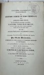 Perk, Cornelius Henricus, uit Amsterdam - Legal dissertation Perk 1833 | Specimen academicum inaugurale de arbitrio judicis in foro criminali [...] Leiden J.G. la Lau 1833