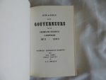 Cornet J W G - Langedijk D Langendijk - Leven en bedrijf van de gouverneurs van de Koninklijke Residentie 's-Gravenhage, 1813-1963
