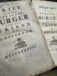  - Brief van een Utrechts burger aan zyn vriend te Amsterdam/Tweede brief van een Utrechts burger aan zyn vriend te Amsterdam