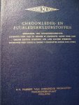 NV Fabriek van Chemische Producten Vondelingenplaat - Unieke serie van 9 boeken met afbeeldingen in kleur van samenstellingen van stoffen met staalkaarten van o.a. metaalgevoeligheid, Etsbaarheid , Lichteenheid e.d.