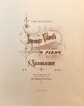 Stcherbatcheff, Nikolai: - Impromptu-Villanelle pour piano. Op. 38