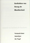Montherlant, Henry de. - Gedichten.