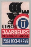 n.n - Jaarbeurs 1934 jaarkalender 6,5x10 Cm