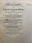 Roldanus, Cornelius, uit Kampen - Dissertation legal 1749 | Dissertatio juridica inauguralis de collationibus [...] Leiden Corn. Haak 1749