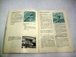 diverse - Fiat 125 handleiding + supplement (4 foto's)