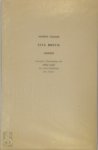 Maurice Gilliams - Vita Brevis. Gedichte. Deutsche Übertragung von Heinz Graef mit einer Zeichnung des Autors.
