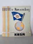Bosman, C.J.W. - De kroonvlag: maandblad voor het personeel van de KNSM (4 afleveringen 1956)