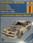 John Haynes 123215 - General Motors J-Cars, 1982-1994