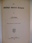 Wernle D.Paul - Die Anfange unsere Religion