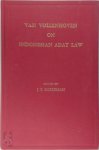 Cornelis van Vollenhoven, Koninklijk Instituut Voor Taal-, Land- En Volkenkunde - Van Vollenhoven on Indonesian Adat Law