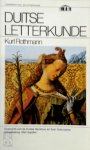 Kurt Rothmann, Marjorie Rieu-kochmann - Duitse letterkunde