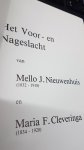 [Nieuwenhuis-Norden, H.A.] - Het voor- en nageslacht van Mello J. Nieuwenhuis (1832-1918) en Maria F. Cleveringa (1834-1920), [Ten Boer 1982], 569 p., geb., geïll.