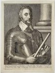 Wenzel Hollar (1607-1677) after Anthony van Dyck (1599-1641) - Antique print, etching | Portrait of Thomas earl of Arundel (Thomas Howard), published 1646, 1 p.