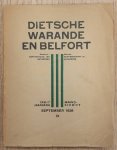 DIETSCHE WARANDE & BELFORT. - Dietsche warande en Belfort.  XXVIII jaargang, september 1928 IX.