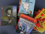 Div. auteurs / Herr Seele (coverillustratie). - 1. Tom Naegels, O Dierbaar Belgie. Belgie bekeken door beroemde ogen 2. Marc Reynebeau. Een kleine geschiedenis van Belgie 3.Tony Le Duc. Belgie a la carte. belgisceh sterrenchefs koken met streekproducten 4. Mark Claus. Belgisch moppenboek 5....