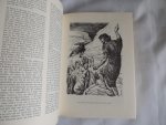 Houten van Ulbe Tekeningen van jan klaas pijlman - De Hillige Histoarje, forteld foar it Fryske folk. Diel I (It alde testamint) en Diel II (It nije testamint)