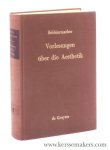 Schleiermacher, (Friedrich Daniel Ernst) / Carl Lommatzsch. - Vorlesungen über die Aesthetik. Aus Schleiermacher's handschriftlichen Nachlasse und aus nachgeschriebenen Heften herausgegeben von Carl Lommatzsch.