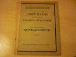 Haydn; Franz Joseph (1732-1809) - Neun beliebte Sonaten fur Pianoforte - band II; (Kritisch rediviert von Heinrich Germer)