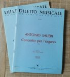 Salieri, Antonio: - Concerto per l`organo C-Dur. Erstdruck. Salieri, Antonio: - Concerto per l`organo C-Dur. Erstdruck.