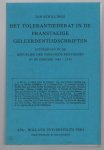 Johan Nicolaas Joseph Schillings - Het tolerantiedebat in de franstalige geleerdentijdschriften uitgegeven in de Republiek der Verenigde Provinciën in de periode 1684-1753