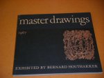 Houthakker, Bernard. - Master Drawings exhibited by Bernard Houthakker. 1967