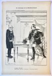 Braakensiek, Johan (1858-1940) - [Original lithograph/lithografie by Johan Braakensiek] De verwerping van het Middelland-kanaal, 27 Augustus 1899, 1 pp.