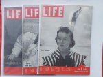 Redactie - Life magazine - Mei , Augustus , january - 1949 -( Paris fashion, Plastic Beat boat , famous babbies of the year )