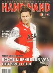 Diverse auteurs - HAND IN HAND nr. 04, december 2010, seizoen 2010-2011, Jaargang 34, Uitgave van Feyenoord Supportersvereniging met o.a. RICKY VAN HAAREN/MIKE OBIKU/PIM BLOKLAND/MARIO BEEN, softcover, goede staat