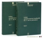 Hassler, Gerda / Cordula Neis. - Lexikon sprachtheoretischer Grundbegriffe des 17. und 18. Jahrhunderts [ 2 volumes ].