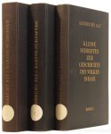 ALT, A. - Kleine Schriften zur Geschichte des Volkes Israel. Complete in 3 volumes.