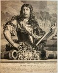 Hendrik Bary (1640-1707), after Jan de Baen (1633-1702) - [Antique print, engraving] Portrait of admiral Cornelis Tromp, published ca. 1700, 1 p.