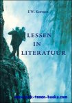 F.W. Korsten; - Lessen in literatuur,