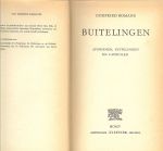 Bomans, Godfried .. Omslagontwerp en bandstempel  F. van Uden  met illustraties van  C. Boost - Buitelingen. Aforismen, buitelingen en andere capriolen.