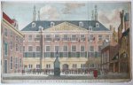  - [Antique print, engraving] HET ADMIRALITEITS- OF PRINSEN- HOF (Prinsenhof Amsterdam, Hotel The Grand), published 1765.