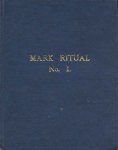  - No. 1 Ritual [Mark Ritual No. 1)