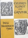 Various. - Exlibriskunst und Graphik. Jahrbuch 1980.
