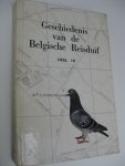 Gallez, Jules - Geschiedenis van de Belgische reisduif. Deel III.