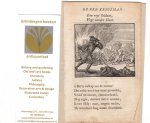  - Prentje 'Op een krijgsman' van graveur en tekenaar Cornelis Huyberts [rond 1750]. Met tekstje.