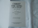 Carroll, Anne W - Christ the King Lord of History - A Catholic World History from Ancient to Modern Times --- Christ And The Americas  --- ---- both books SIGNED BY THE AUTHOR ----