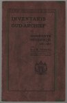 NJM Dresch - Inventaris van het oud-archief der gemeente Beverwijk 1250-1817