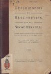 Wortman, H. en G.J. van den Broek - Geschiedenis en Beschrijving van het Noordzeekanaal