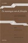 Weber - Meningen van de filosofen  deel III - 1 negen dwarse doorsneden door de westerse filosofie
