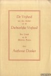 Donker, Anthonie - De vrijheid van den dichter en de dichterlijke vrijheid. Een critiek op de moderne poëzie