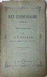 Drabbe, G.F. - Het enthusiasme, eene voorlezing door G.F. Drabbe, Kannunik en regent van het seminarie Hageveld, Leiden Van Leeuwen 1874, p. 200-247.